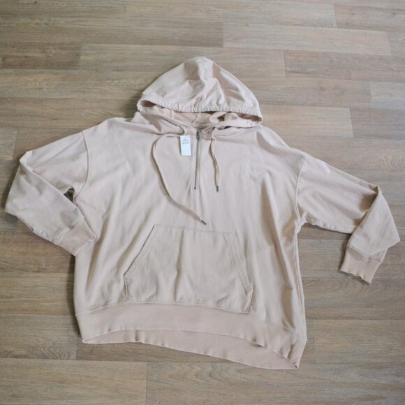 NWT Aerie Weekend Sweatshirt Quarter Zip Strand Women Size Small - Picture 1 of 3